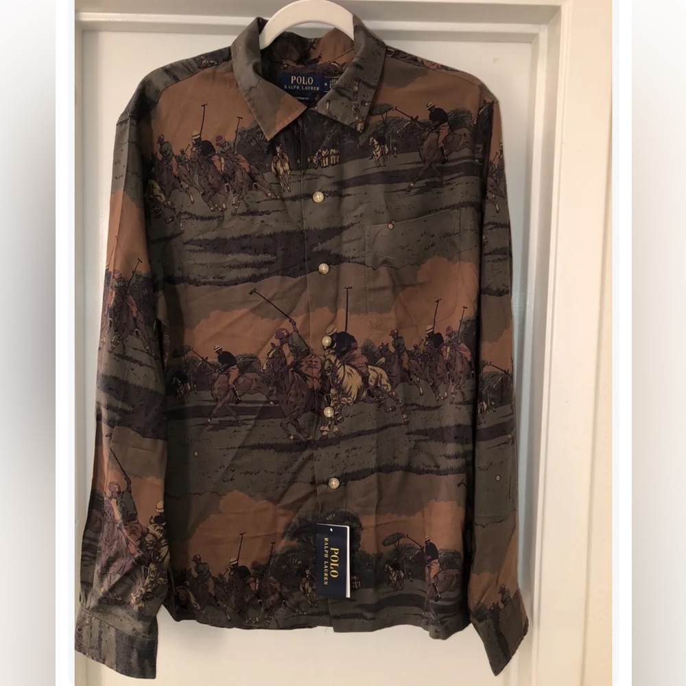 Polo Ralph Lauren Men Toile Camp Shirt